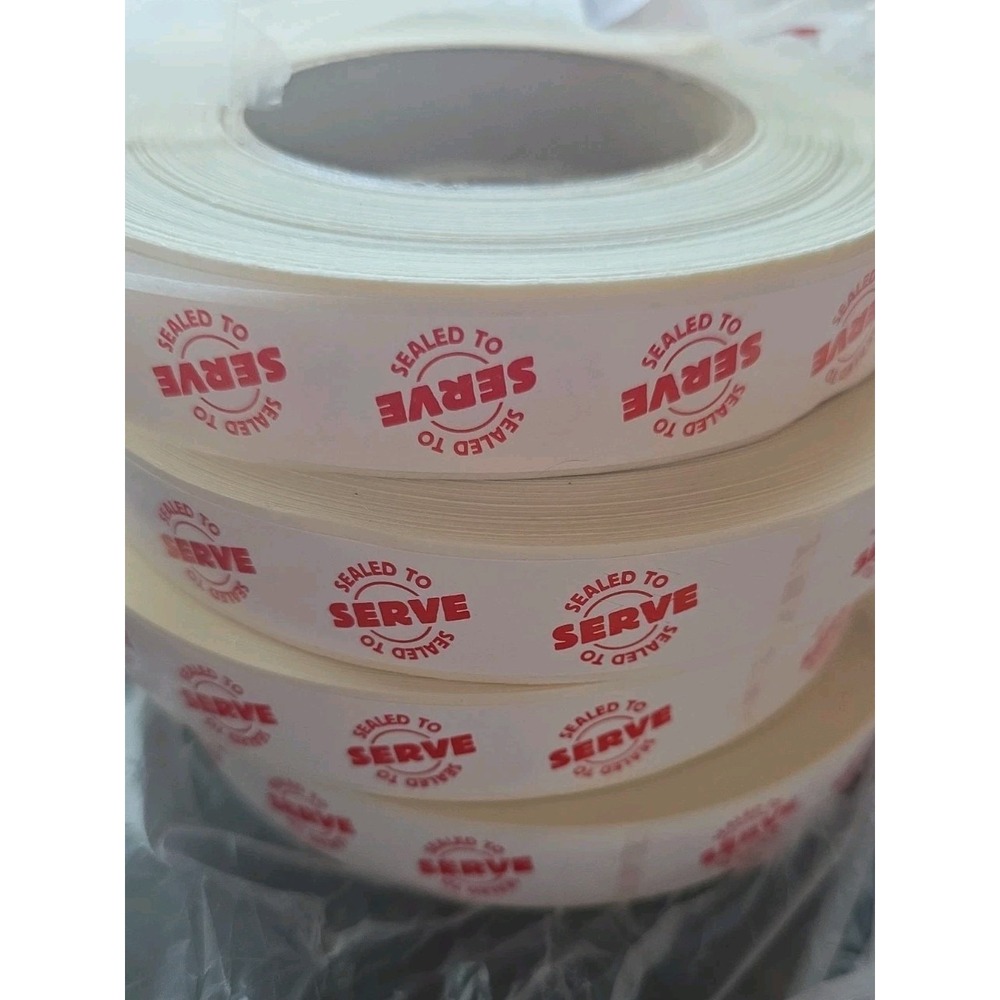 1500+ Tamper Proof Seal Labels | 0.75"x7" | Goodthings Item No. 9023-2528